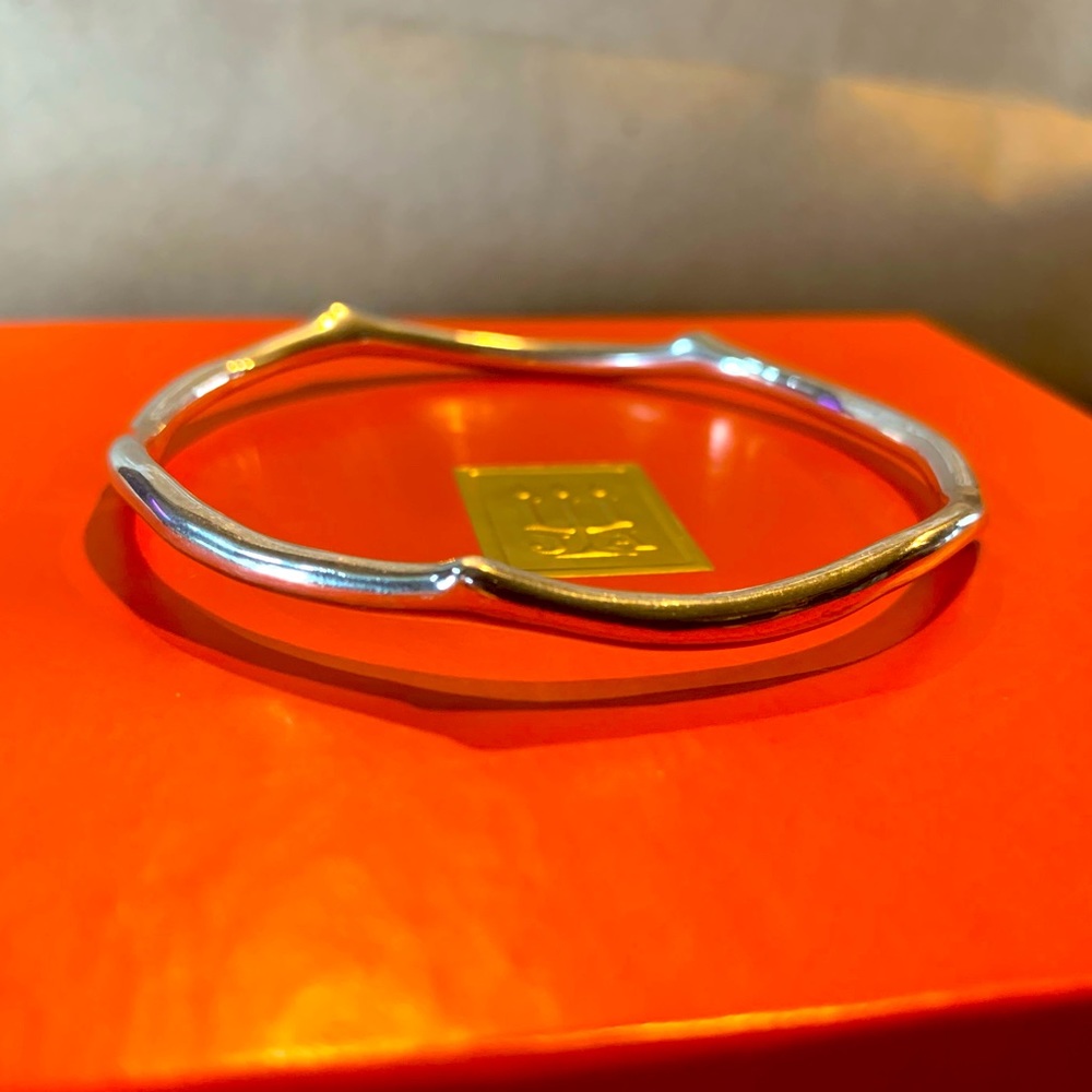 James Avery Rare Retired Sterling Silver Twig Bangle Bracelet New SMALL